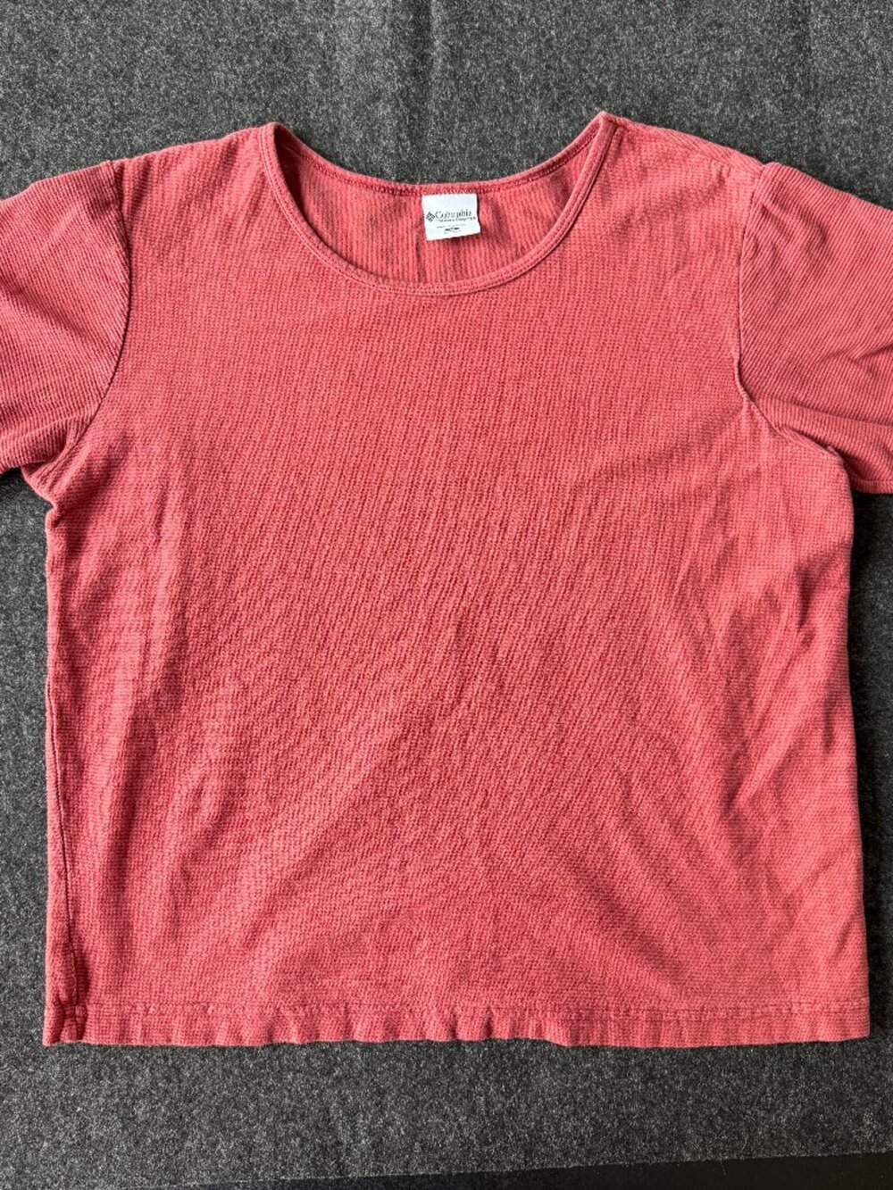 Columbia Women’s Ribbed Short Sleeve Top M